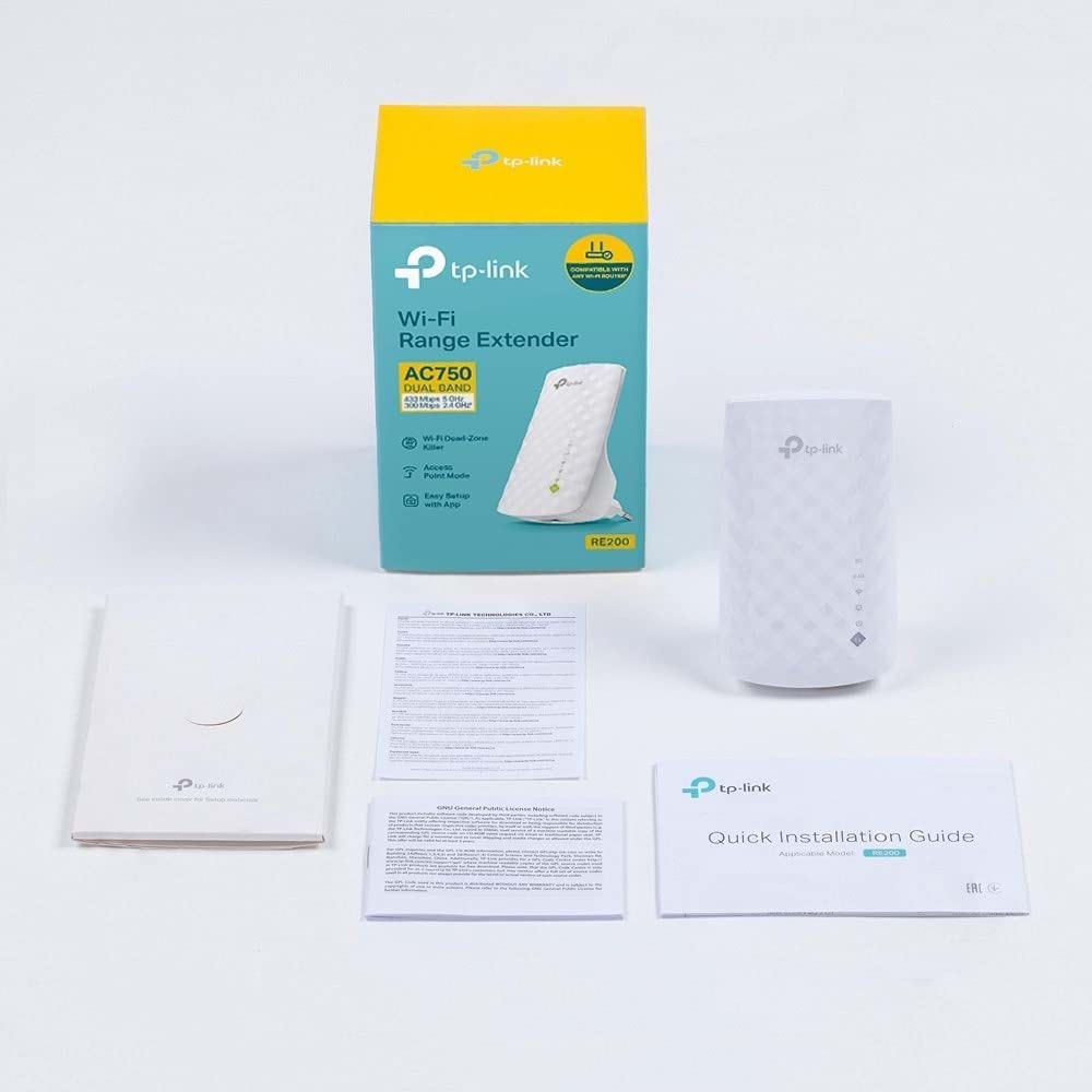 TP-Link Archer RE200 750Mbps Kablosuz Dual Band Access Point