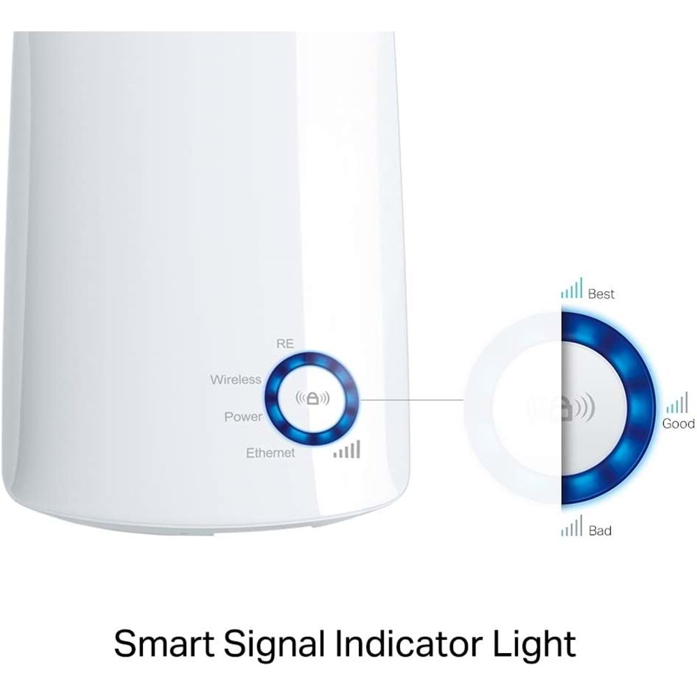 TP-Link TL-WA850RE 300mbps Kablosuz Priz Tasarım Menzil Arttırıcı
