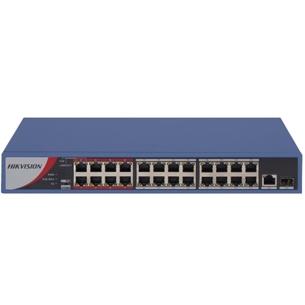 Hikvision DS-3E0326P-E/M 24 Port PoE 250W 1xGigabit + 1xSFP Switch