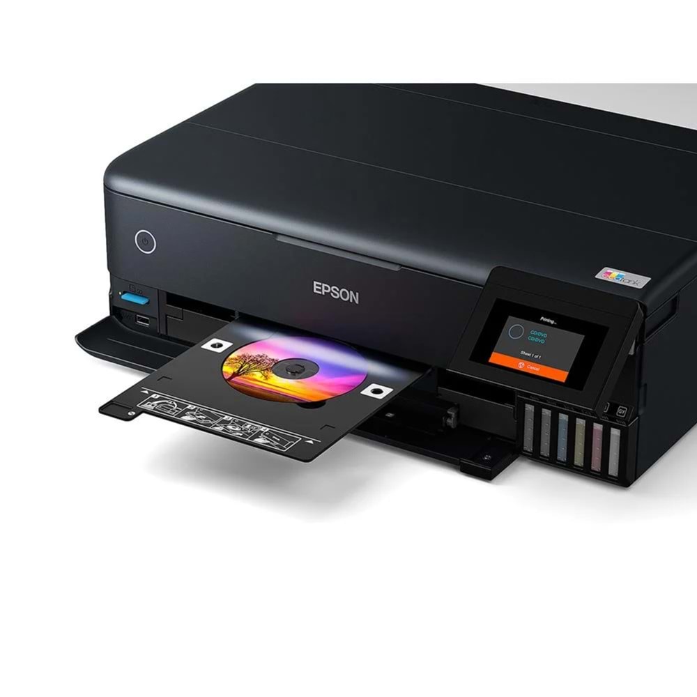 Epson EcoTank L8180 A3 Plus Fotoğraf Mürekkep Püskürtmeli Yazıcı Wi-Fi