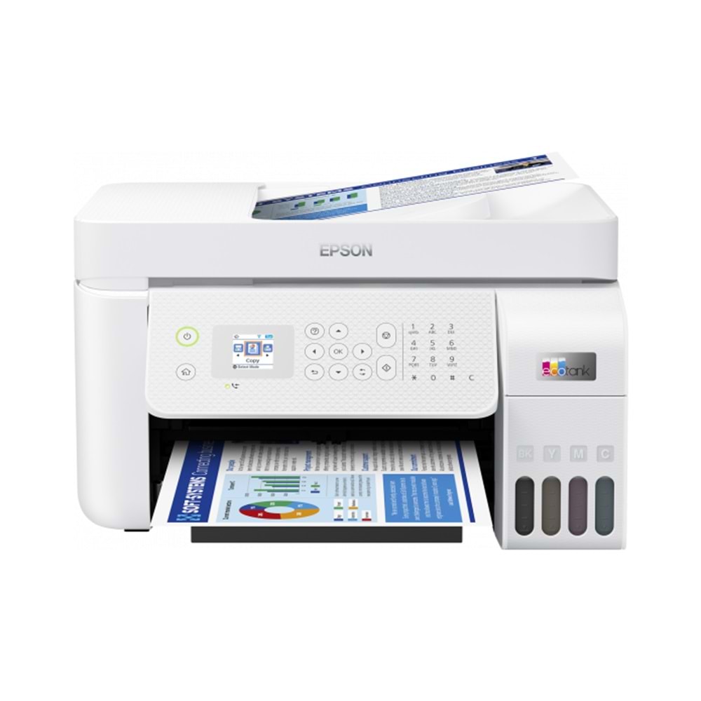 Epson EcoTank L5296 Tarayıcı, Fotokopi, Faks Renkli Çok Fonksiyonlu Tanklı Yazıcı Wi-Fi