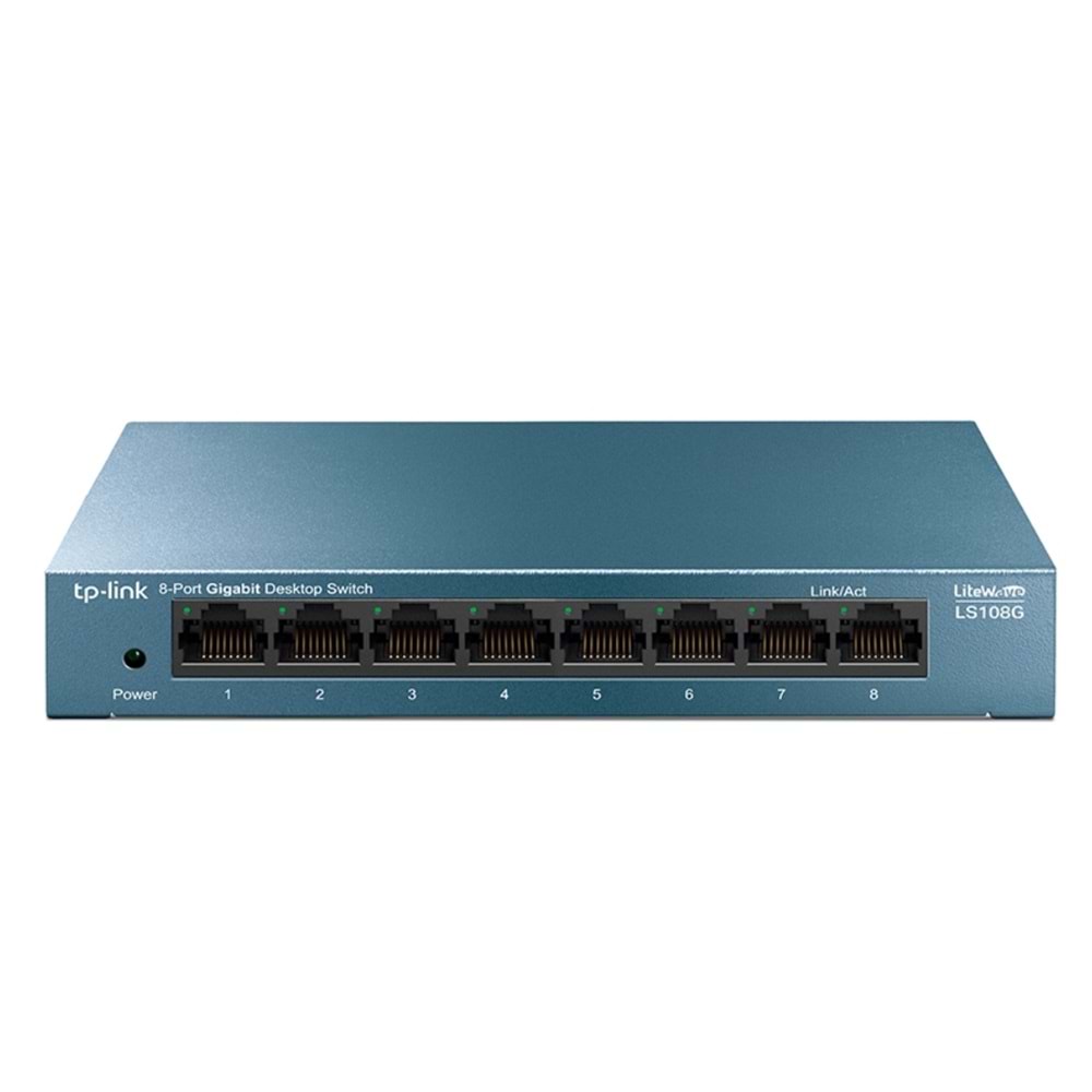 TP-Link LS108G 8-Port 10/100/1000 Mbps Gigabit Ethernet Switch, 8 Bağlantı Noktası