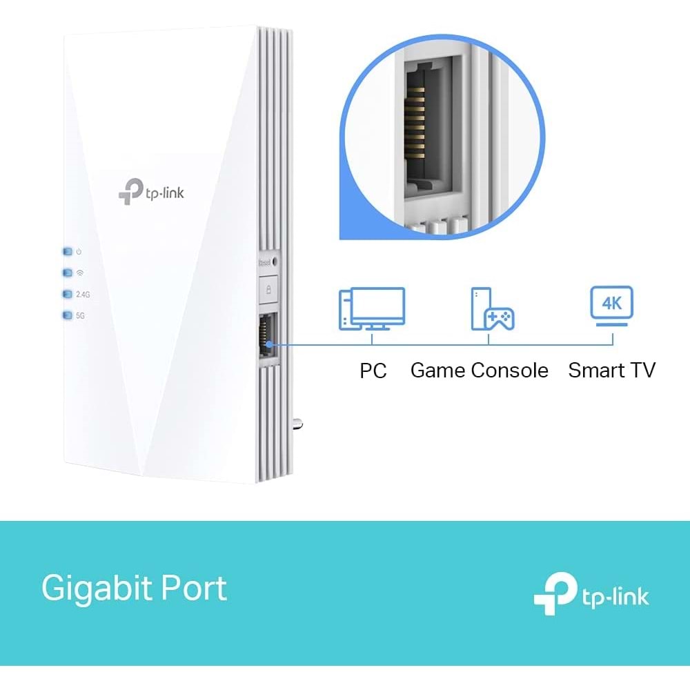 TP-Link RE500X AX1500 Mbps OneMesh Wi-Fi 6 Menzil Genişletici