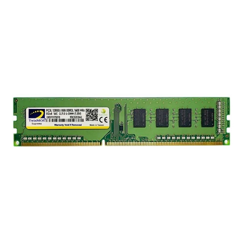 Twinmos 8 GB DDR3 1600 MHz CL11 PC Ram MDD3L8GB1600D