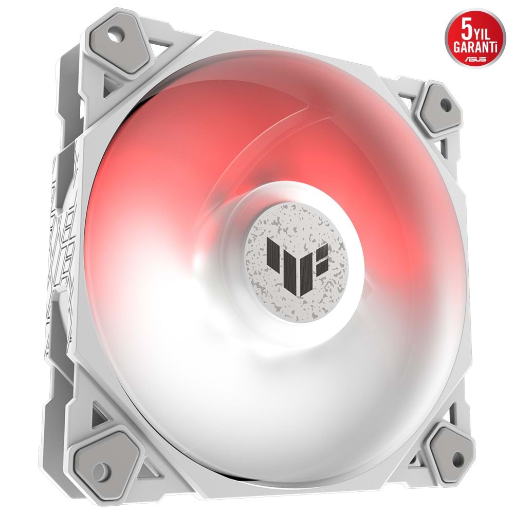 Asus TUF GAMING TF120 ARGB - BEYAZ Soğutucu Kasa Rady. Fanı Beyaz Adres.ARGB120M