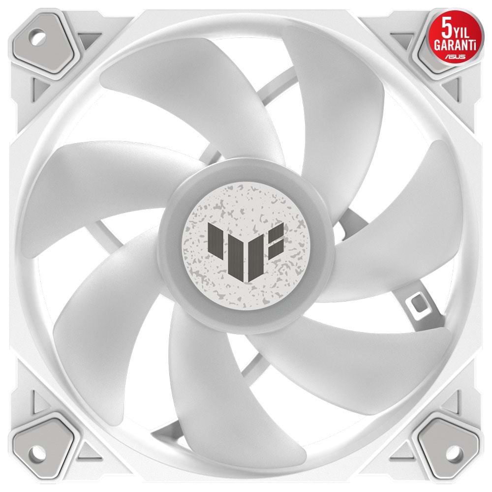 Asus TUF GAMING TF120 ARGB - BEYAZ Soğutucu Kasa Rady. Fanı Beyaz Adres.ARGB120M