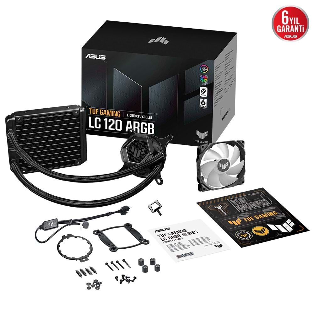 Asus TUF GAMING LC 120 Argb V2 120mm İşlemci Sıvı Soğutucu