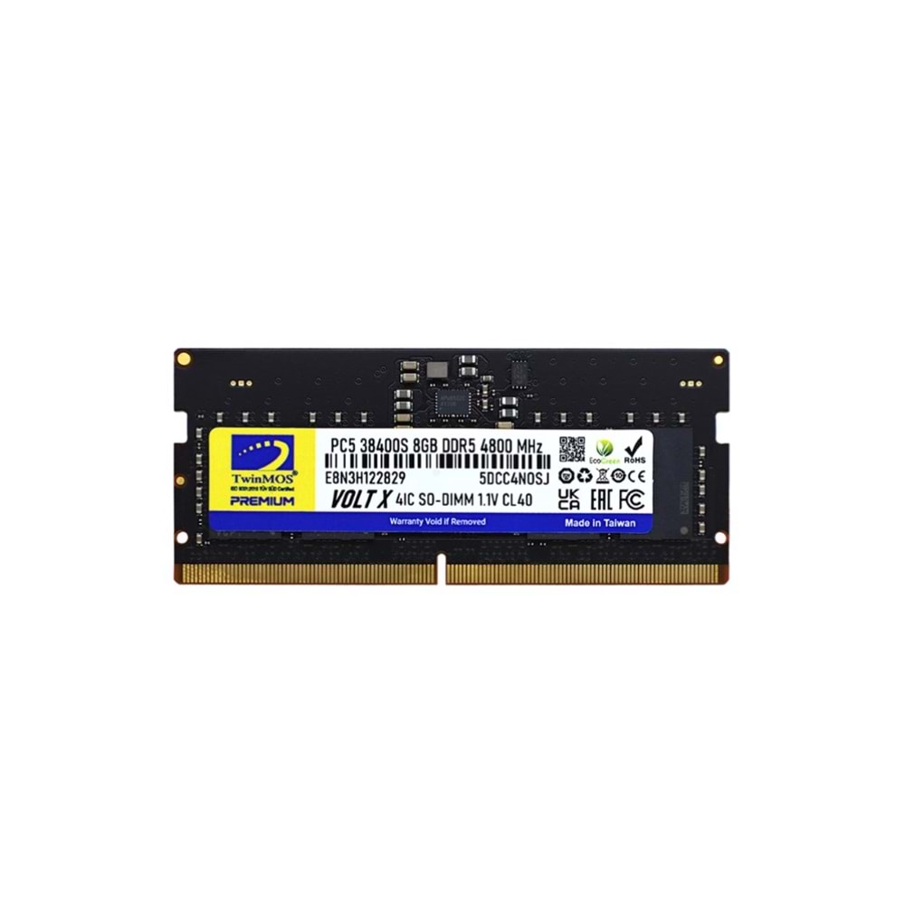 Twinmos Voltx 8 GB DDR5 4800 MHz CL40 Ram TMD58GB4800S40