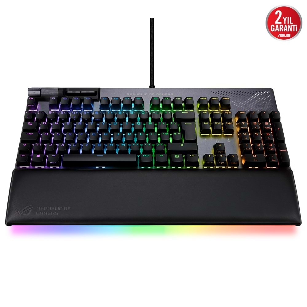 Asus ROG STRIX FLARE II Animate Red Switch Mekanik Gaming Klavye