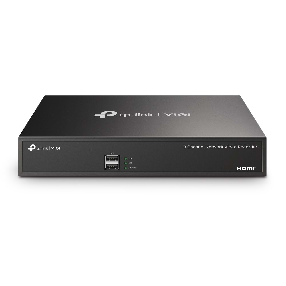 VIGI NVR1008H (v2) 8 Kanal NVR Kayıt Cihazı (H.265+4K 2CH 8MP-8CH 2MP)