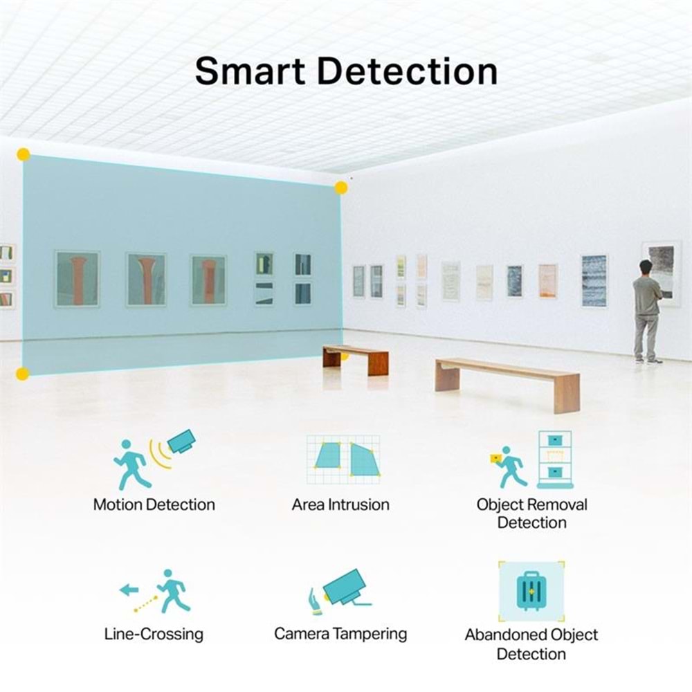 VIGI C230I Mini 2.8mm 3MP IR Mini Dome IP Güvenlik Kamerası (1/2.8