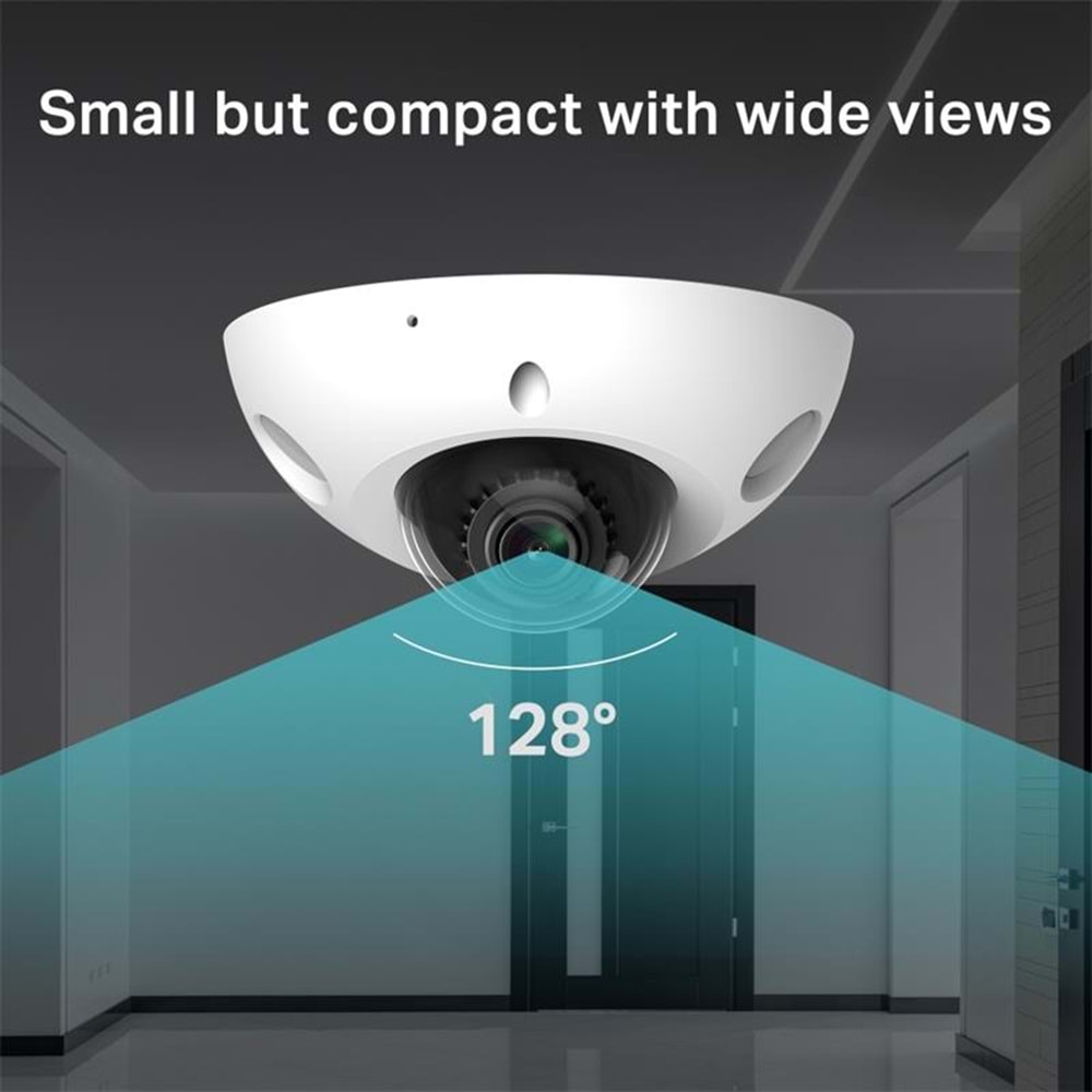 VIGI C230I Mini 2.8mm 3MP IR Mini Dome IP Güvenlik Kamerası (1/2.8
