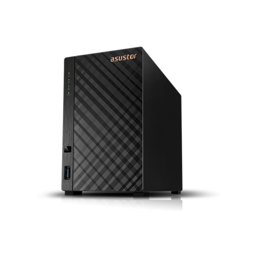 Asustor AS1102TL Realtek RTD1619B QC 1 GB Ram (2x22TB Desteği) Nas Sunucu Disksiz