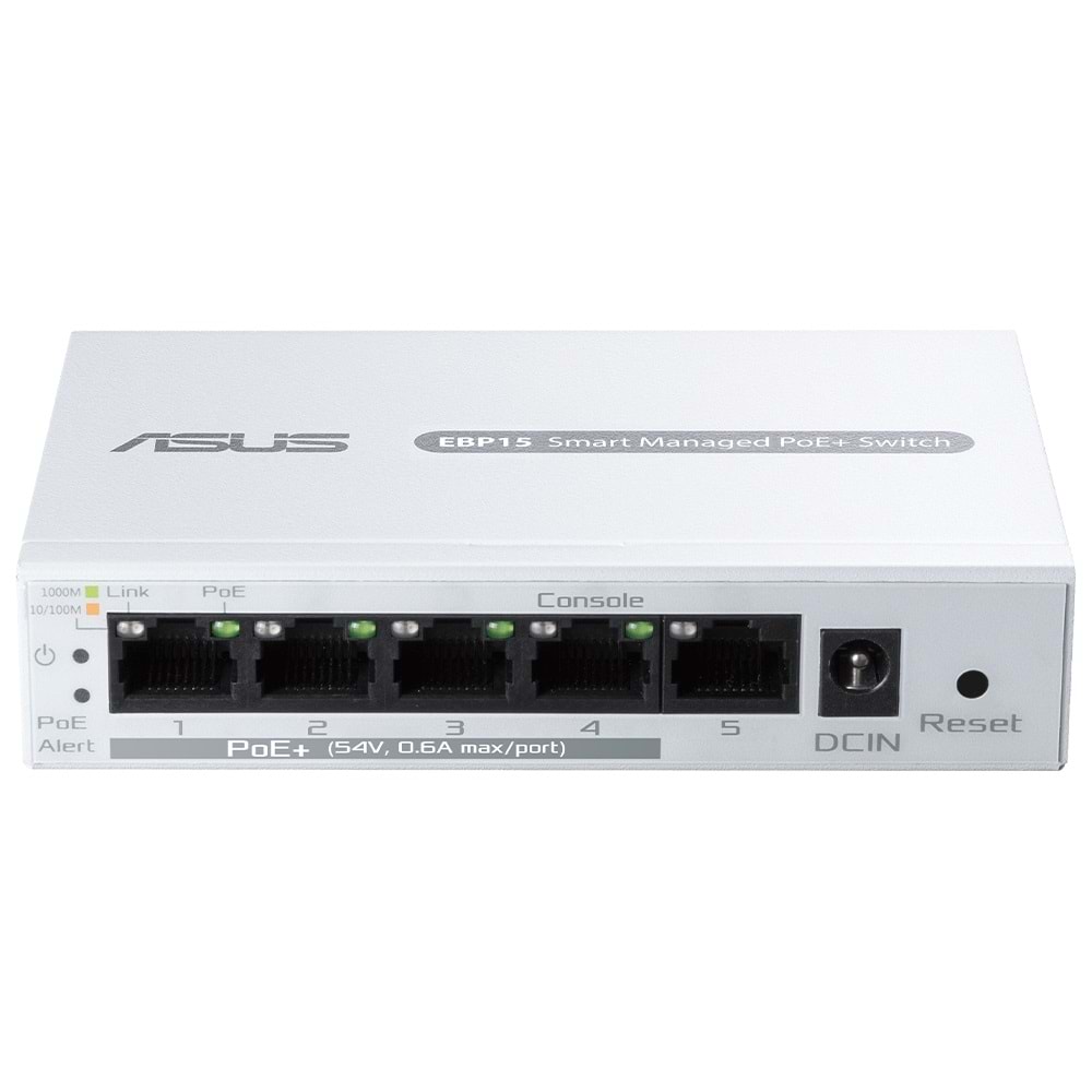 Asus Expert Wi-Fi EBP15 5-Port GbE Smart Managed PoE+ Switch