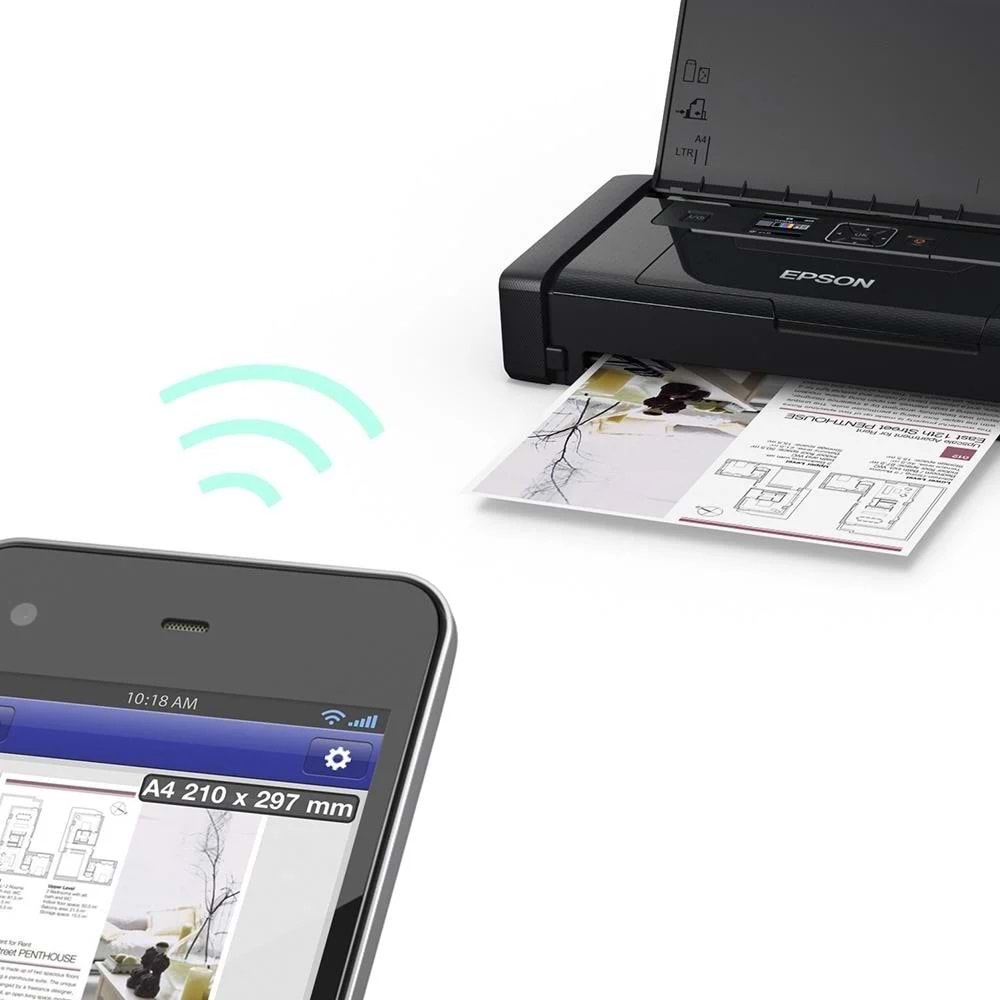 Epson WorkForce WF-100W Taşınabilir A4 Yazıcı Wi-Fi