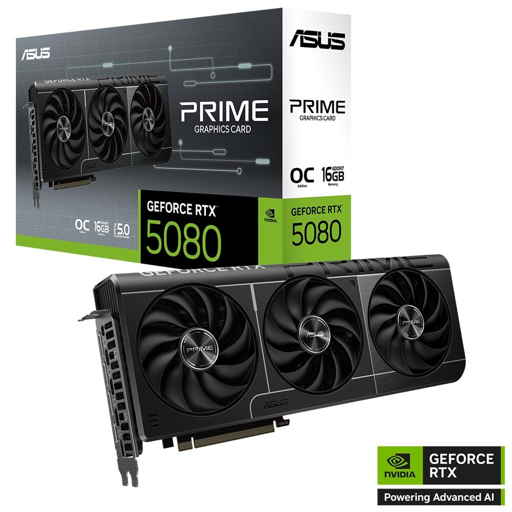 Asus PRIME-RTX5080-O16G 16GB GDDR7 OC Edition 256 Bit Gaming (Oyuncu) Ekran Kartı