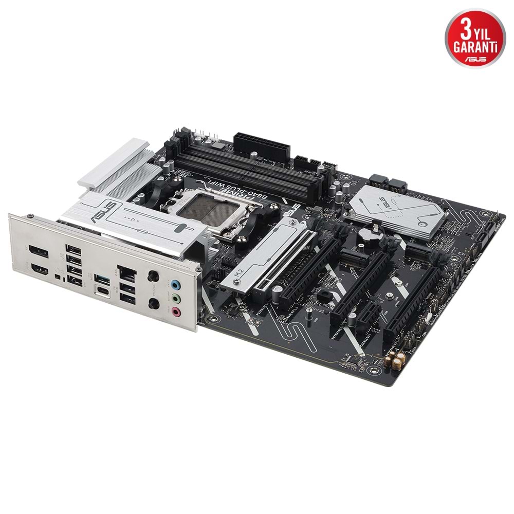 Asus PRIME B840-PLUS Wi-Fi AMD B840 7600 MHz (OC) DDR5 Soket AM5 ATX Anakart