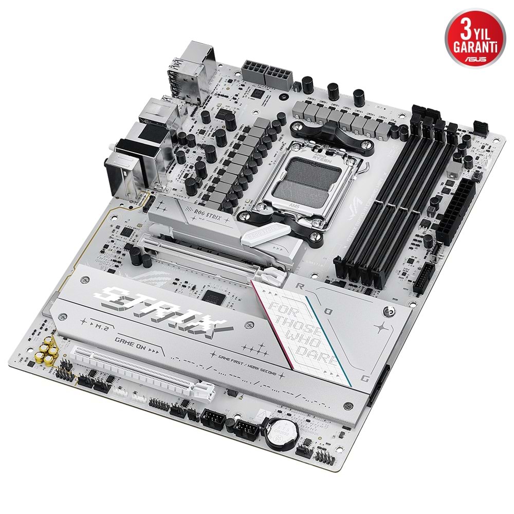 Asus ROG STRIX B850-A GAMING Wi-Fi 8000 MHz (OC) DDR5 Soket AM5 M.2 HDMI DP ATX Anakart