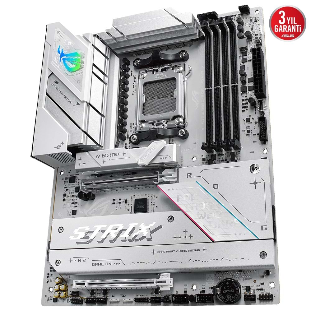 Asus ROG STRIX B850-A GAMING Wi-Fi 8000 MHz (OC) DDR5 Soket AM5 M.2 HDMI DP ATX Anakart