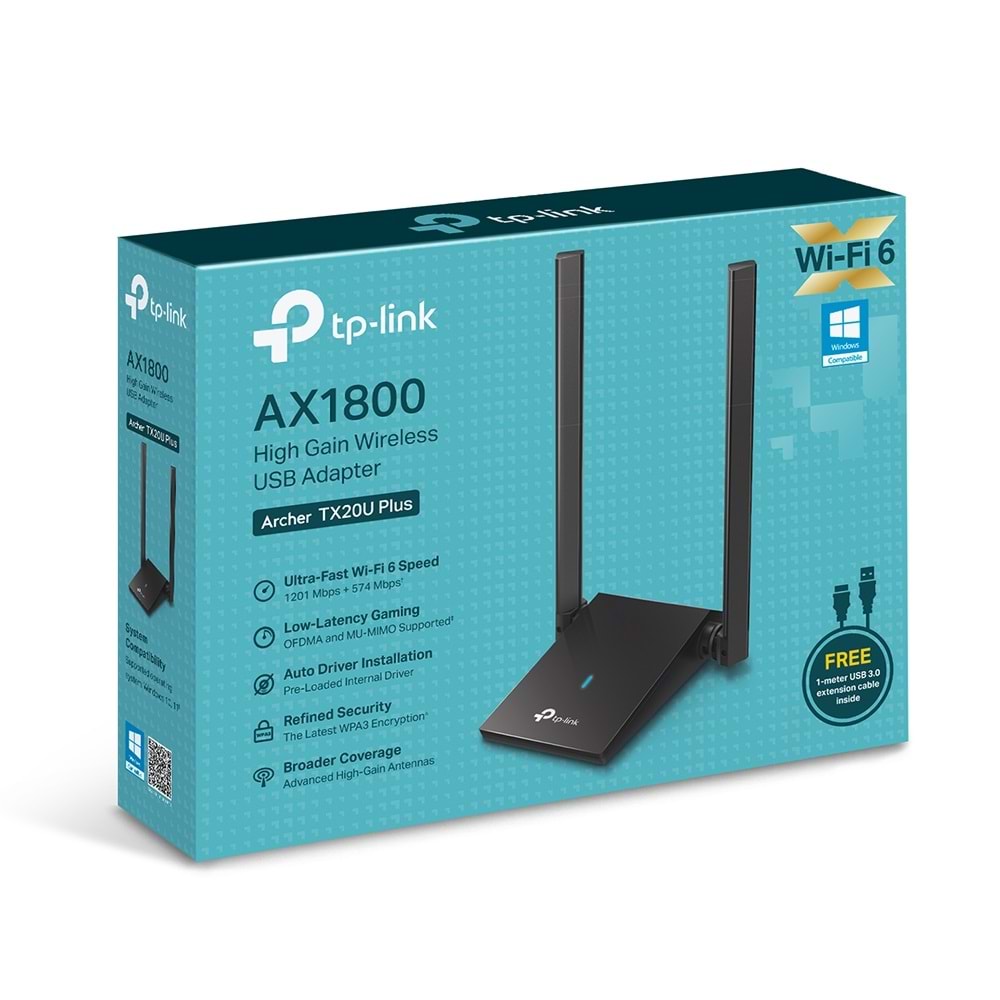 TP-Link Archer TX20U Plus 1800mbps Usb Adaptör