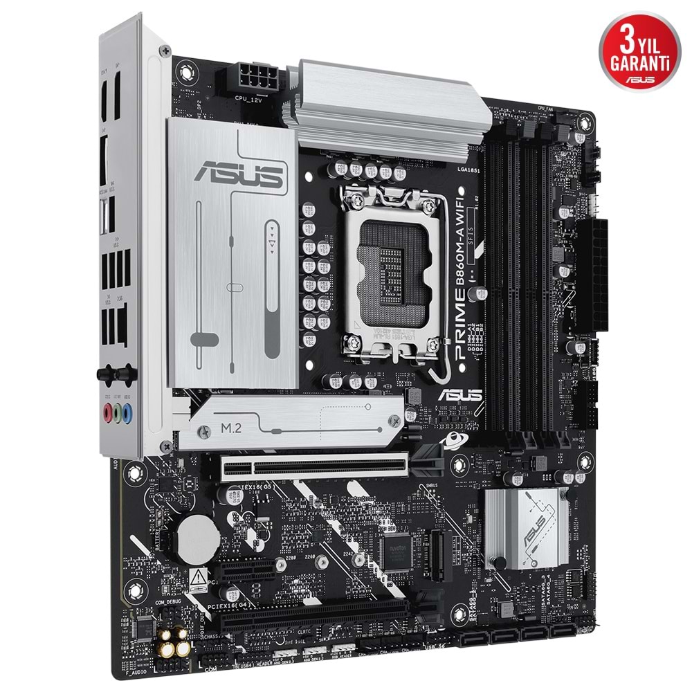 Asus PRIME B860M-A Wi-Fi Intel B860 8666 MHz (OC) DDR5 Soket LGA1851 mATX Anakart