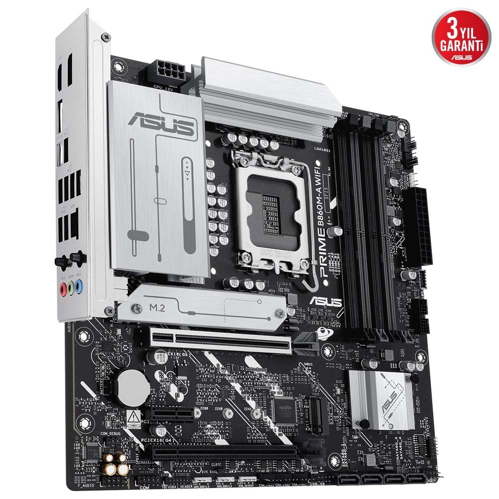 Asus PRIME B860M-A Wi-Fi Intel B860 8666 MHz (OC) DDR5 Soket LGA1851 mATX Anakart