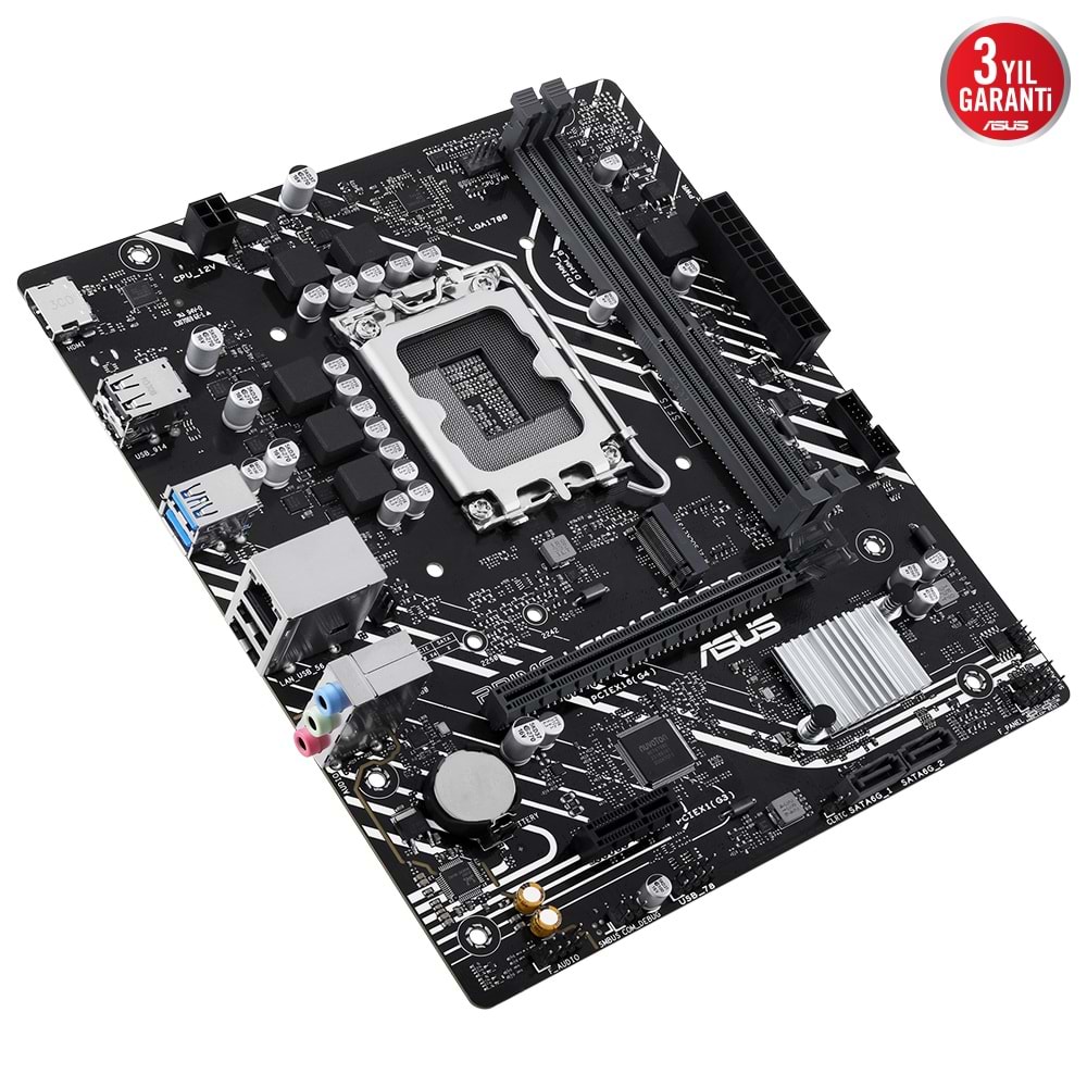 Asus PRIME H610M-F D4 R2.0 H610 DDR4 M.2 HDMI PCI 4.0 1700p Anakart