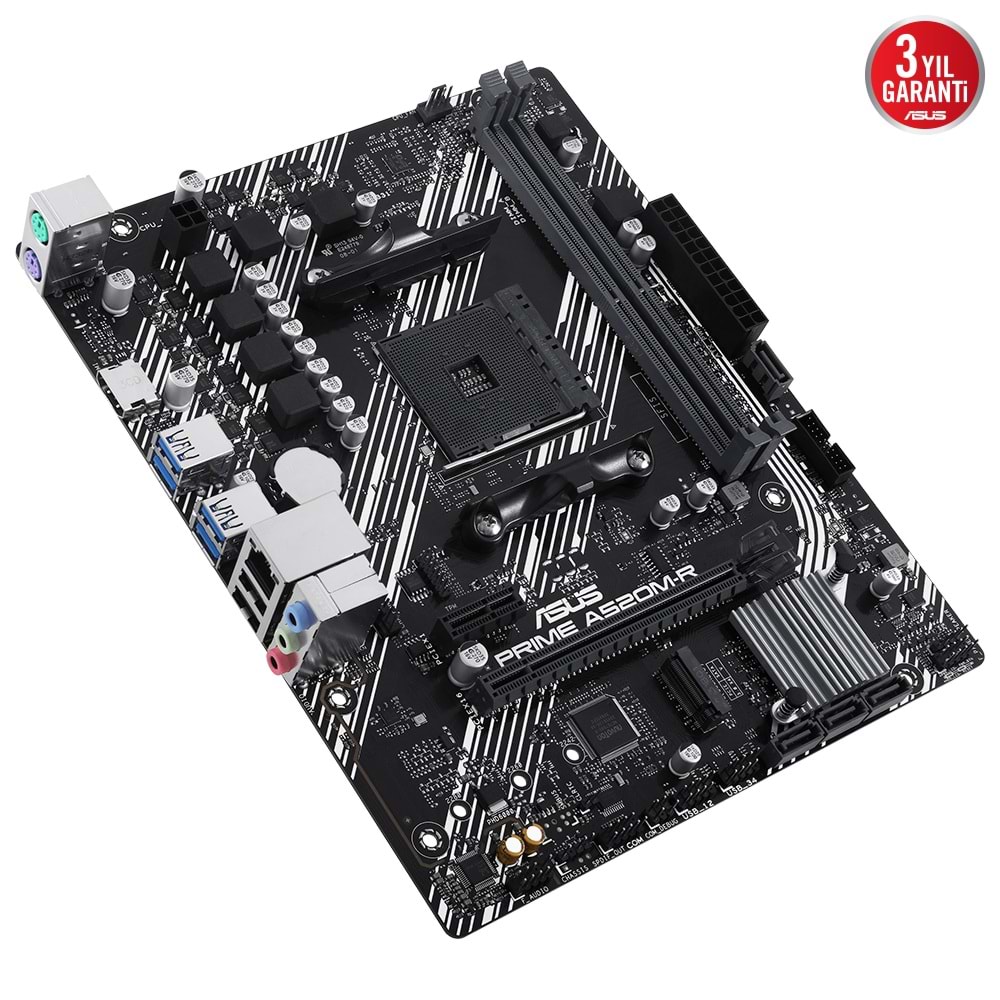 Asus PRIME A520M-R AMD A520 5100 MHz (OC) DDR5 Soket AM4 mATX Anakart