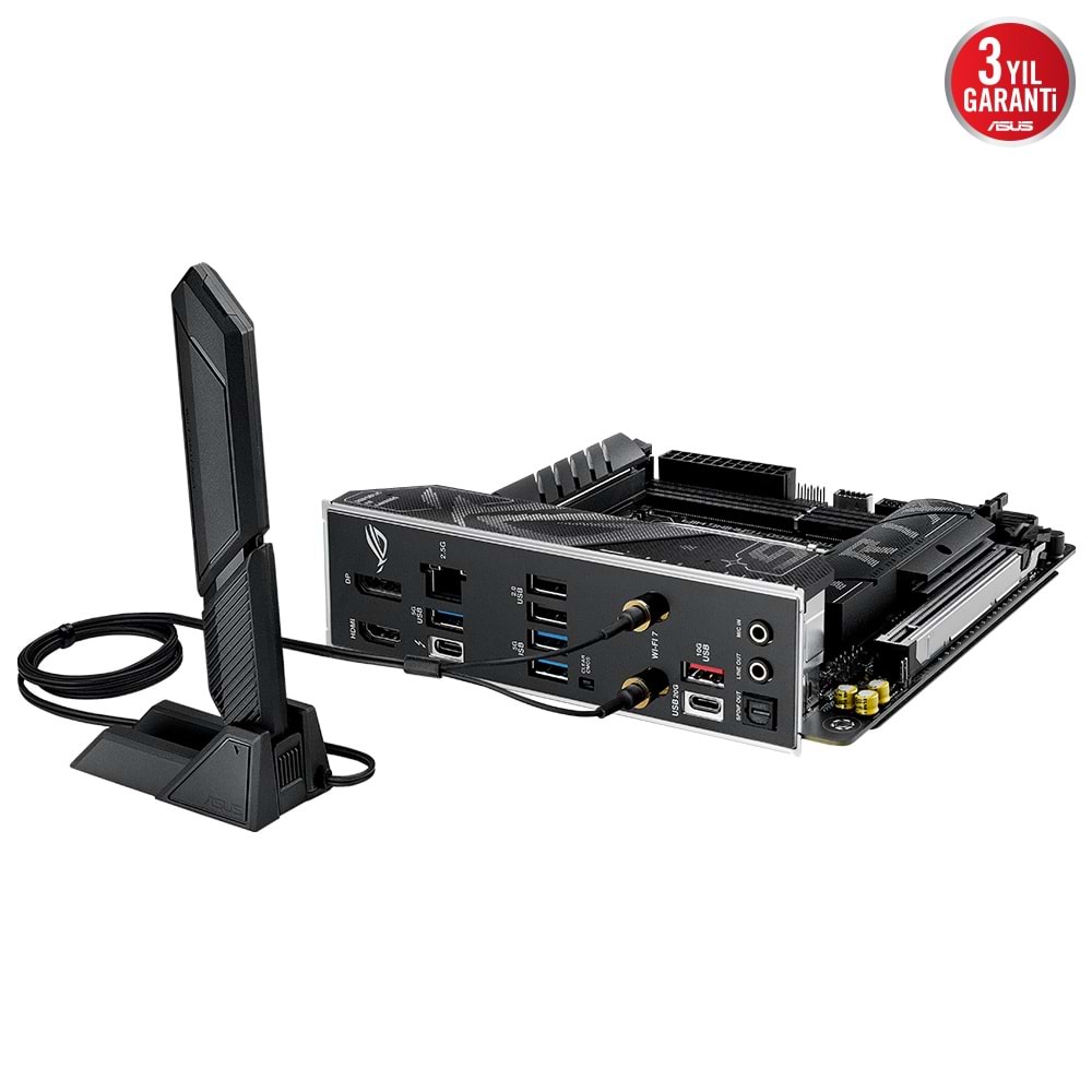 Asus ROG STRIX B860-I GAMING Wi-Fi B860 DDR5 M.2 USB 3.2 DP/HDMI PCI 5.0 1851p Anakart