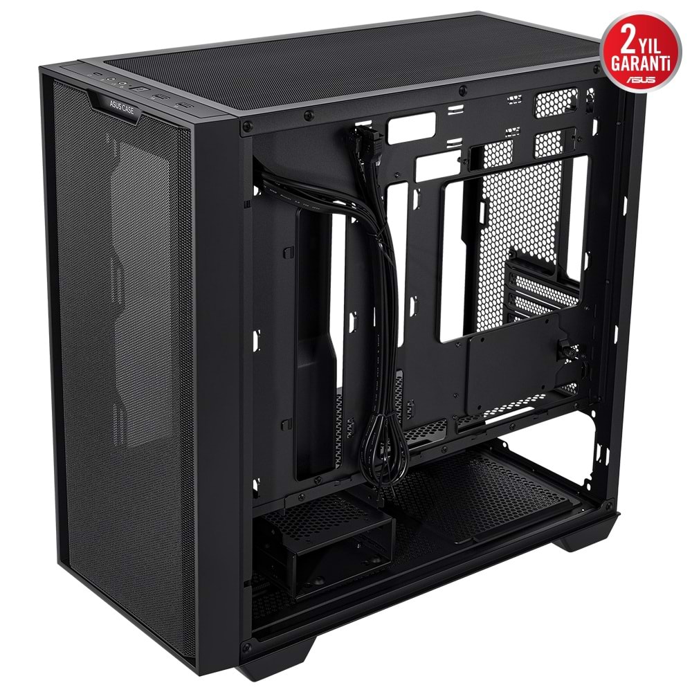 Asus A21 Temperli Cam USB 3.0 mATX Mesh Siyah Mid Tower Kasa