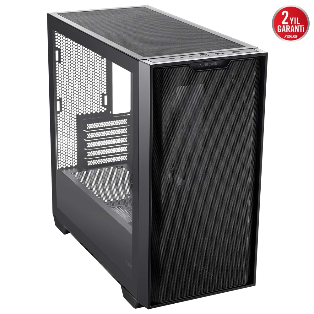 Asus A21 Temperli Cam USB 3.0 mATX Mesh Siyah Mid Tower Kasa