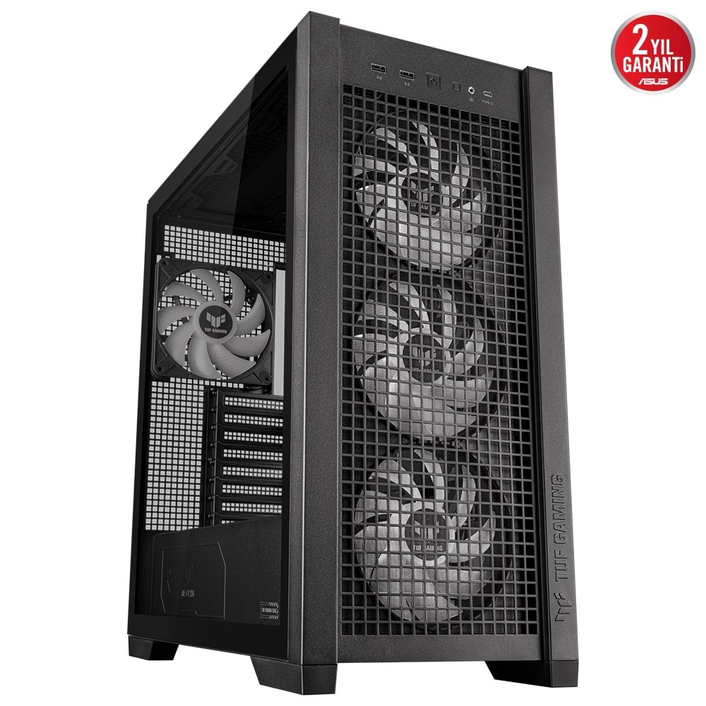 Asus Gt302 TUF GAMING ARGB Tempered Cam E-atx Midtower Kasa Siyah