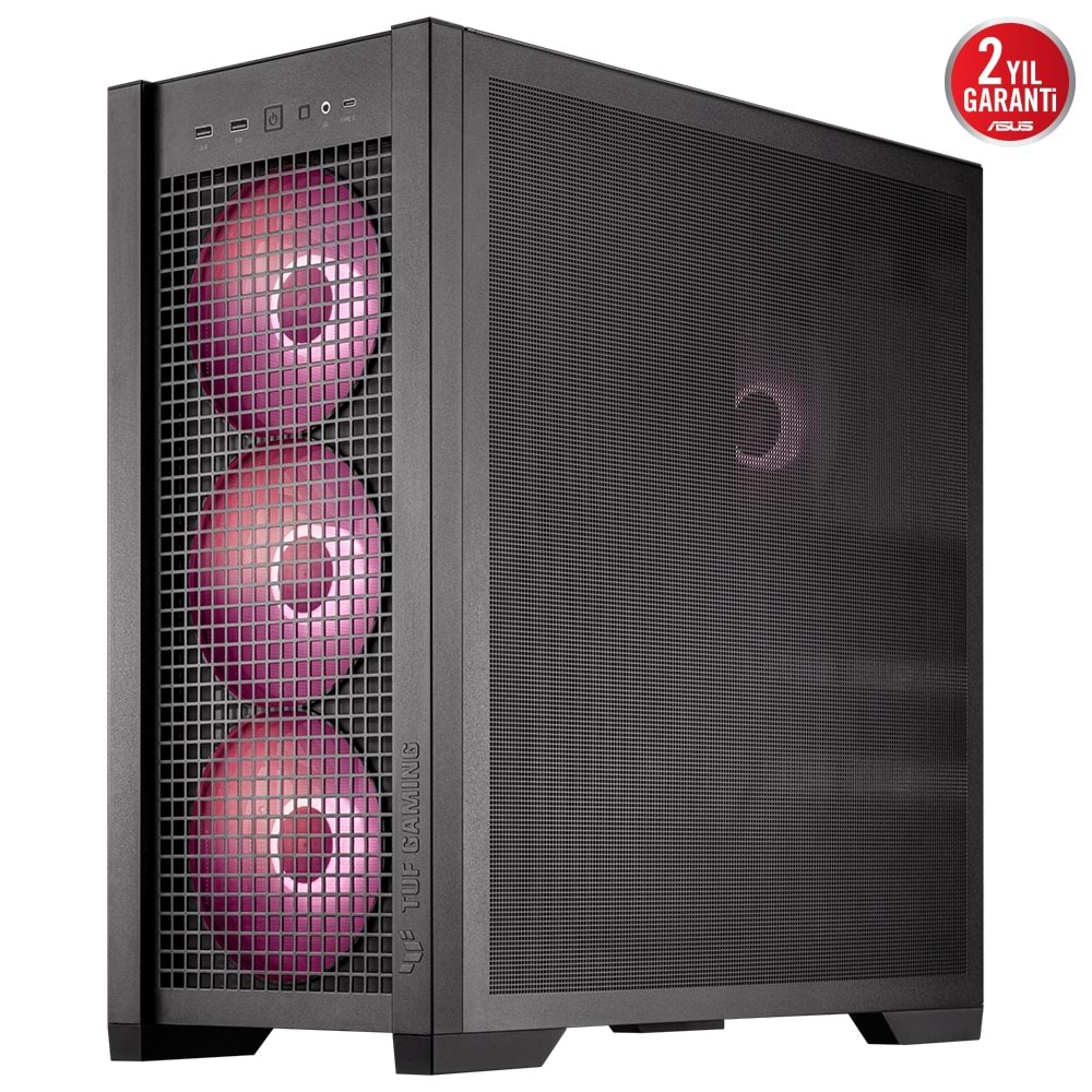 Asus Gt302 TUF GAMING ARGB Tempered Cam E-atx Midtower Kasa Siyah