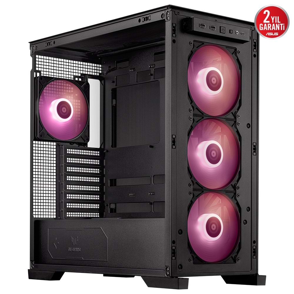 Asus Gt302 TUF GAMING ARGB Tempered Cam E-atx Midtower Kasa Siyah