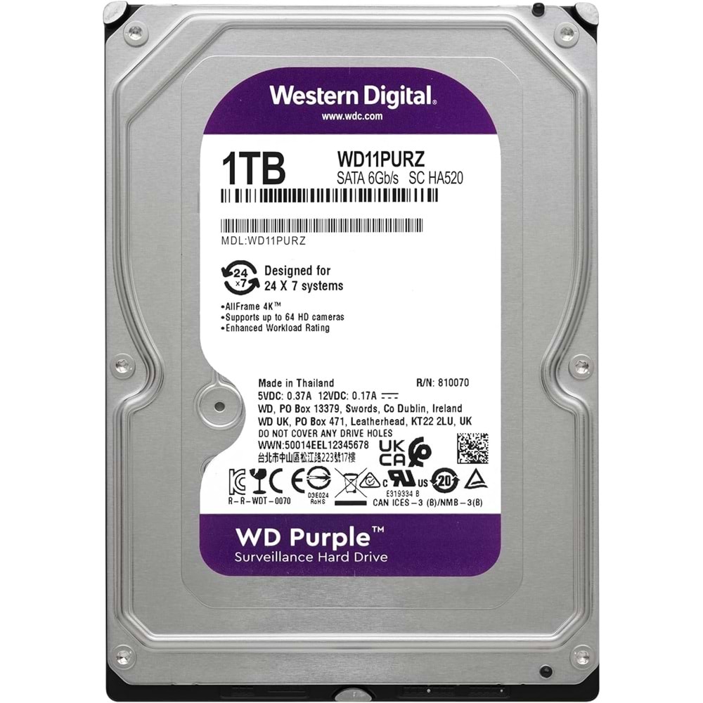 WD Purple 1 TB 3.5