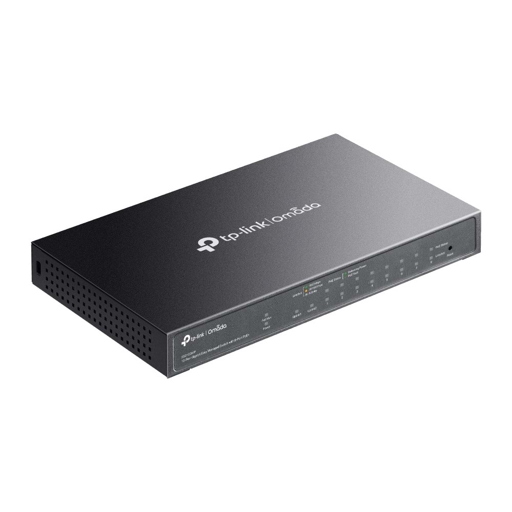 Omada ES210GMP 10-Port Easy Manag Switch 8-Port PoE+