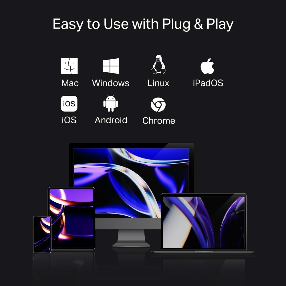 TP-Link UH9120C USB Type-C 9'u 1 arada Hub