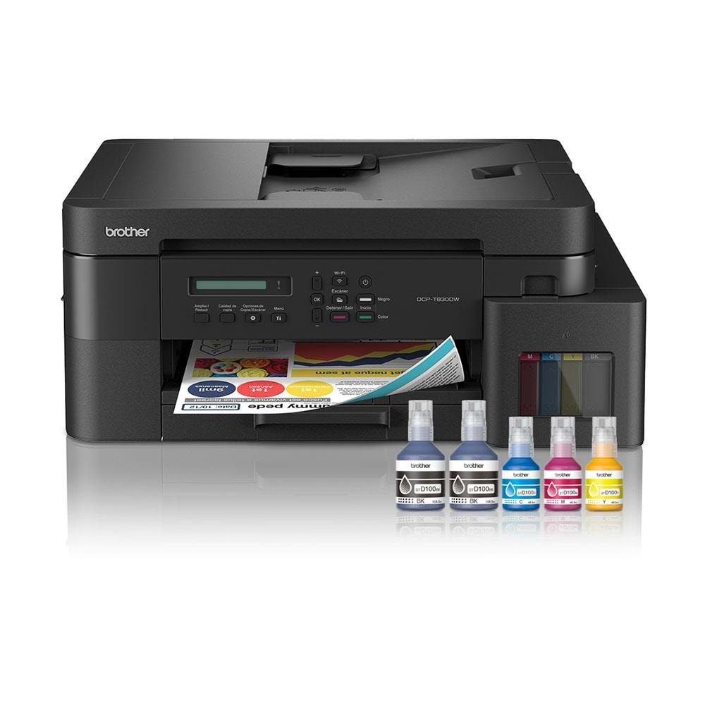Brother DCP-T830DW Çok Fonksiyonlu ADF / Dubleks Kablosuz Mürekkep Tanklı Yazıcı