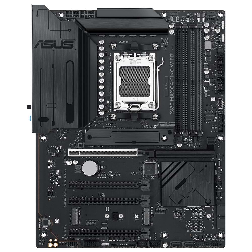 Asus X870 MAX GAMING Wi-Fi 7 Amd X870 Am5 Ddr5 8000 Hdmı 2xusb4 3x Anakart