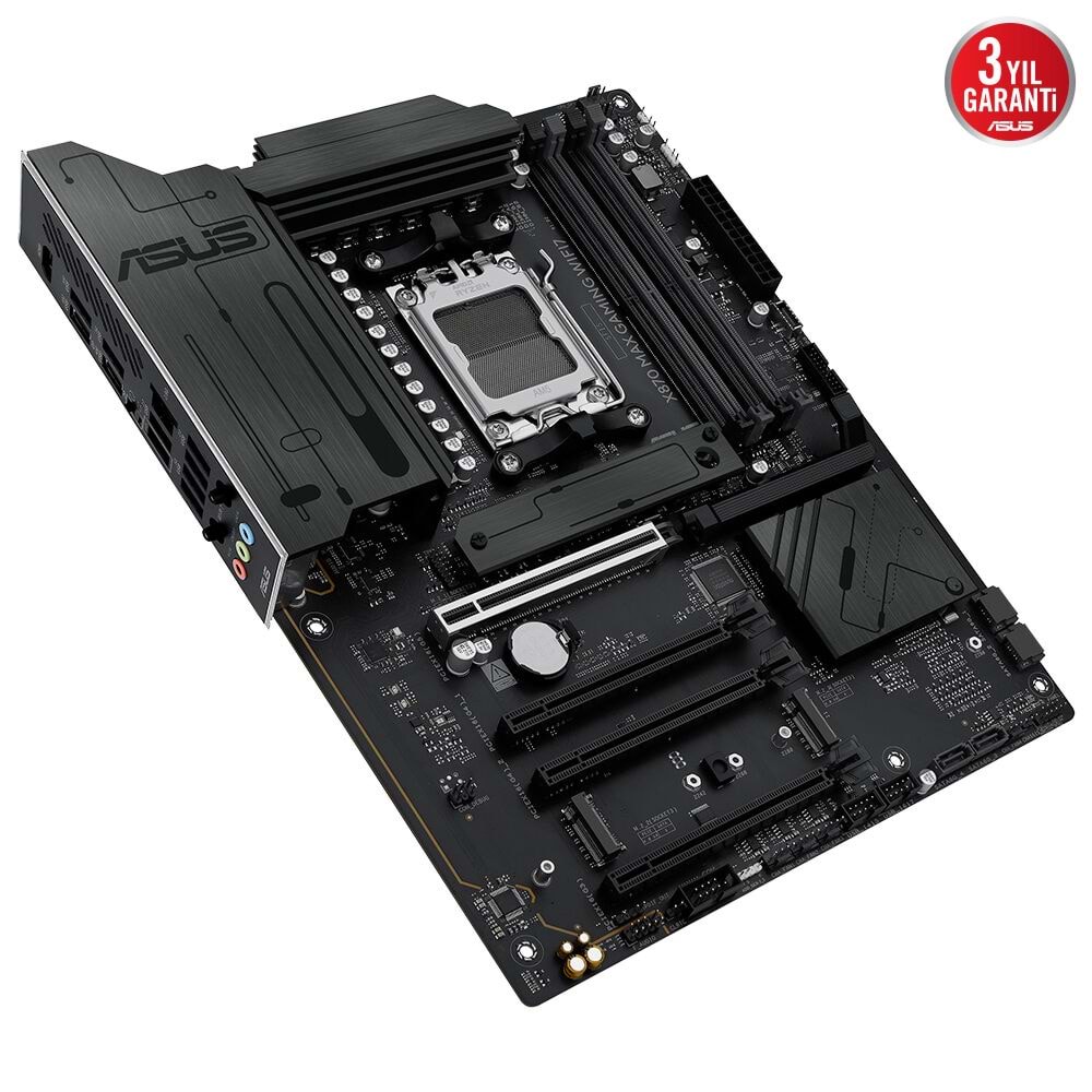 Asus X870 MAX GAMING Wi-Fi 7 Amd X870 Am5 Ddr5 8000 Hdmı 2xusb4 3x Anakart