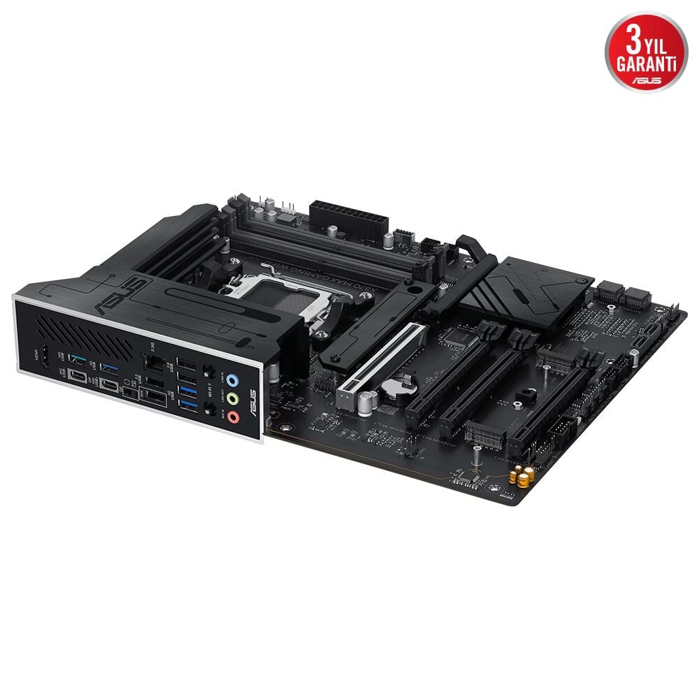 Asus X870 MAX GAMING Wi-Fi 7 Amd X870 Am5 Ddr5 8000 Hdmı 2xusb4 3x Anakart