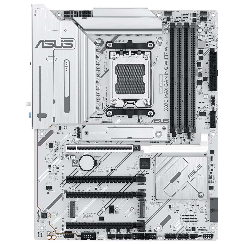 Asus X870 MAX GAMING Wi-Fi 7 W Amd X870 Am5 Ddr5 8000 Hdmı 2xusb4 Anakart