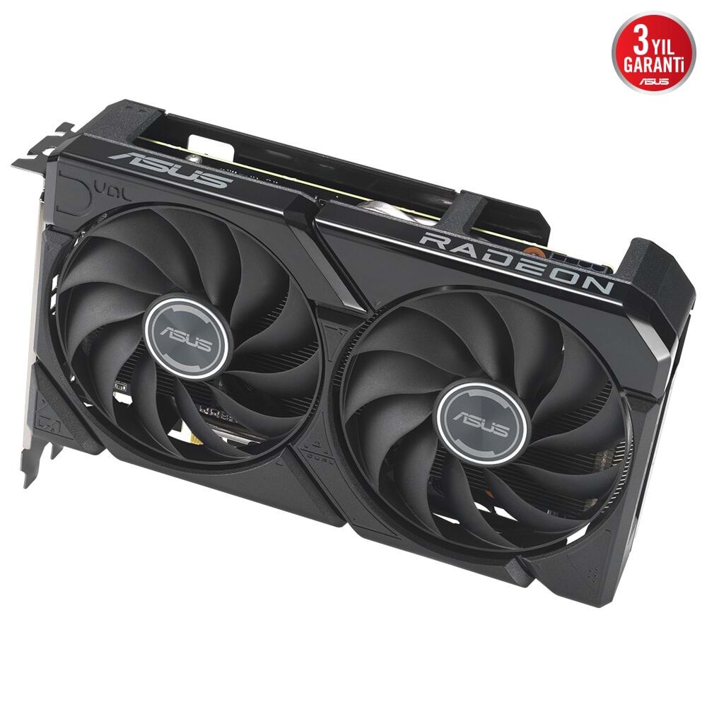 Asus DUAL-RX9060XT-8G 8GB GDDR6 128Bit DP/HDMI PCI 5.0 Ekran Kartı