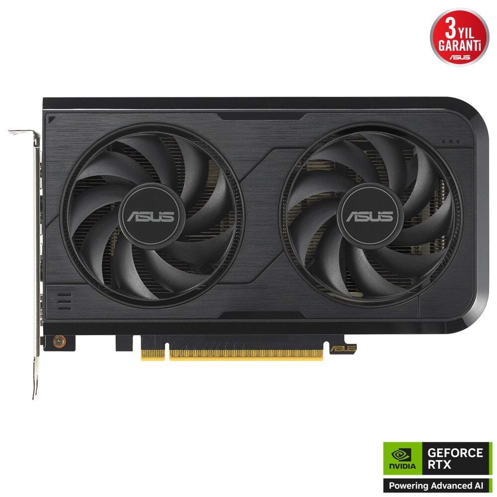 Asus DUAL-RTX5050-O8G 8GB 128Bit GDDR6 DP/HDMI PCI 5.0 Ekran Kartı