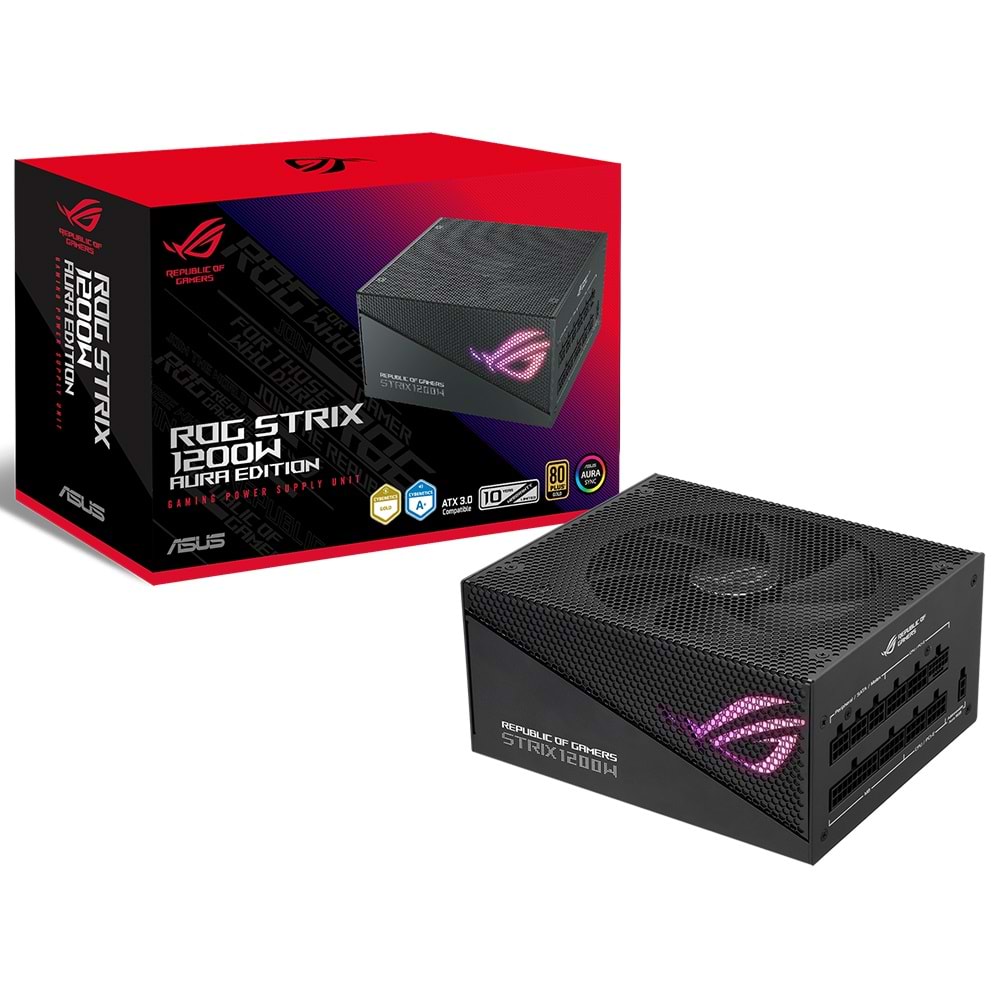 Asus ROG STRIX 1200G AURA 80+ Gold 1200W Modüler ATX 3.0 PCI-e 5.0 Güç Kaynağı