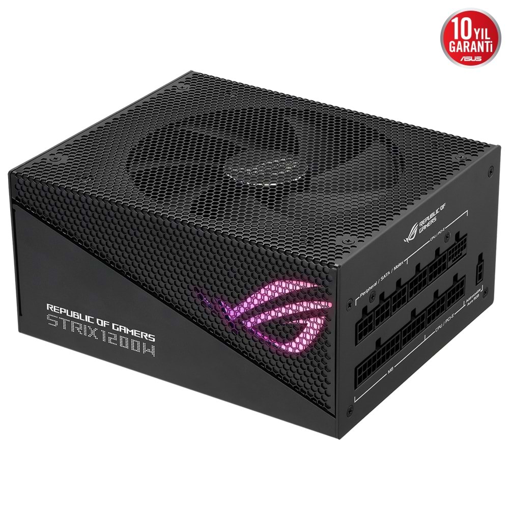 Asus ROG STRIX 1200G AURA 80+ Gold 1200W Modüler ATX 3.0 PCI-e 5.0 Güç Kaynağı