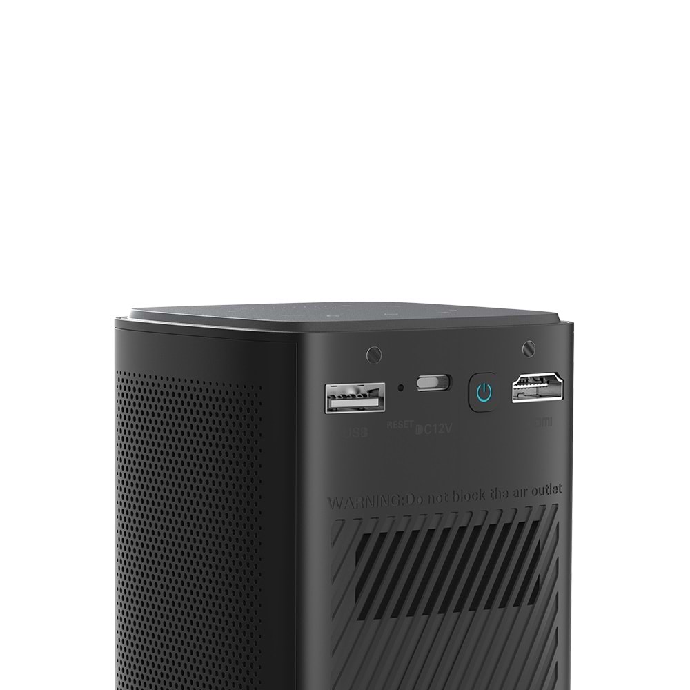 Byintek P70X 1080p Full HD Destekli 300ANSI Taşınabilir DLP Projeksiyon Cihazı - TOF Lazer Otomatik Odaklamalı, Entegre 10000mAh Bataryalı