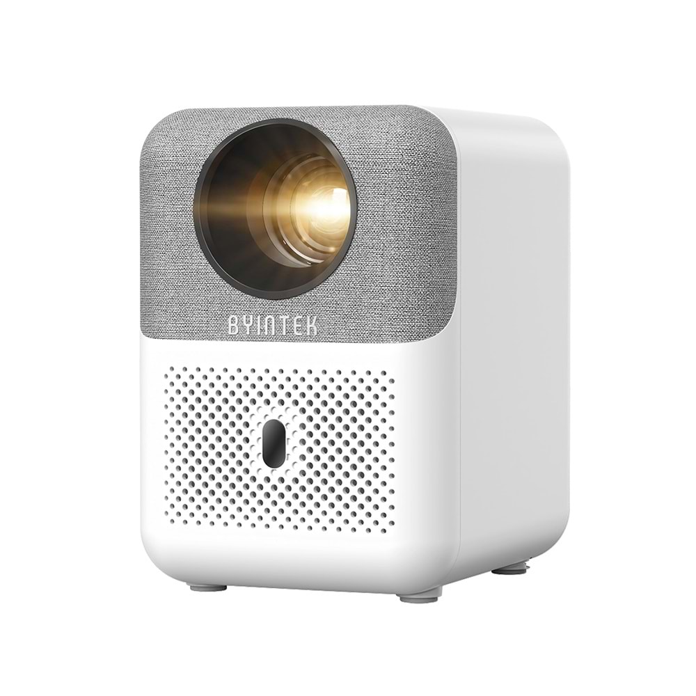 Byintek U4 Projeksiyon Cihazı 1080P LED WiFi 6 BT 5.0, Otomatik Odaklama, 300 ANSI Lümen, Ev Sineması, Dış Mekan, İş, Oyun, Eğitim Amaçlı