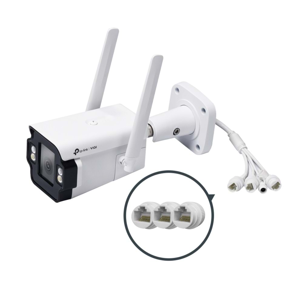 VIGI InSight S345-4G 4MP, 4mm, Full-Color 4G Bullet Güvenlik Kamerası (H.265+,IP66)
