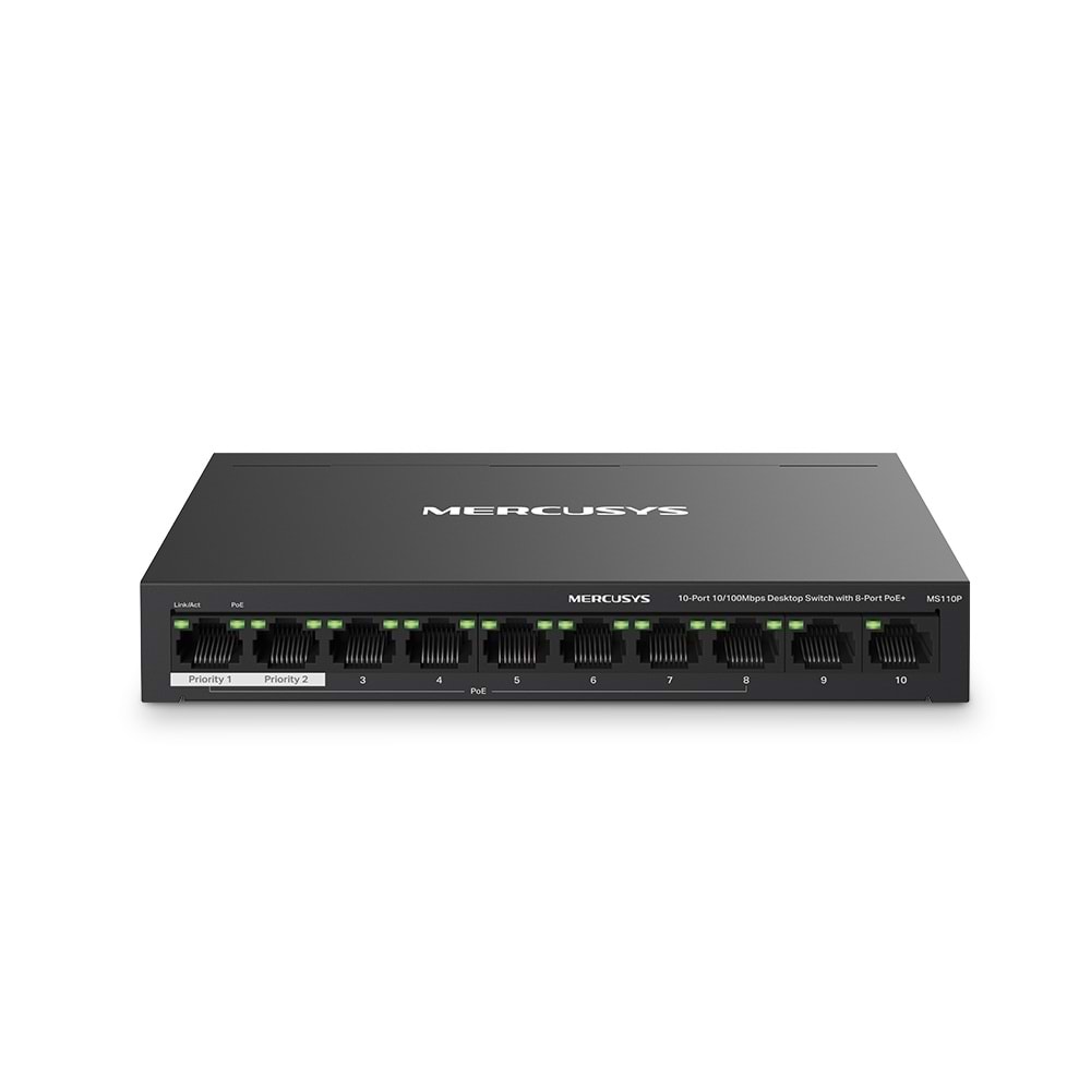 Mercusys MS110P 10 Port Desktop Switch